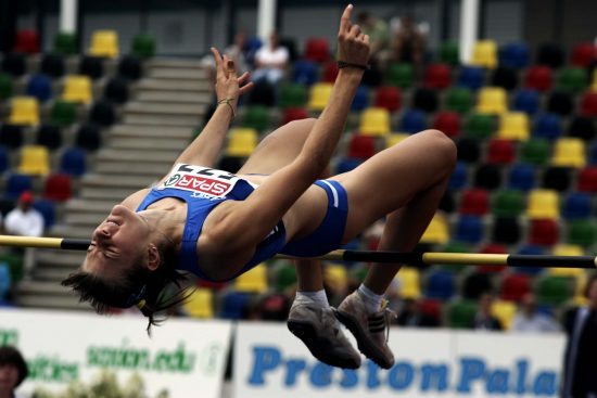 Hengelo 20/07/2007 Campionati Europei Juniores di Atletica - Capponcelli Serena- salto in alto foto Omega/Colombo Giancarlo
