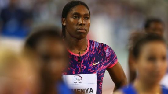 DOHA, QATAR - MAY 05: Caster Semenya of South Africa looks on prior to the start of the Women's 800 metres during the Doha - IAAF Diamond League 2017 at the Qatar Sports Club on May 5, 2017 in Doha, Qatar. (Photo by Francois Nel/Getty Images)