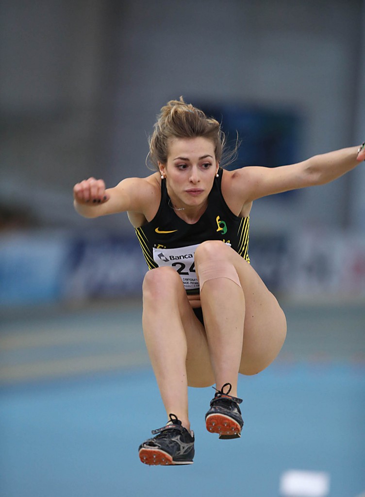 Benedetta Cuneo Record Italiano nel salto triplo Junior ai Tricolori di