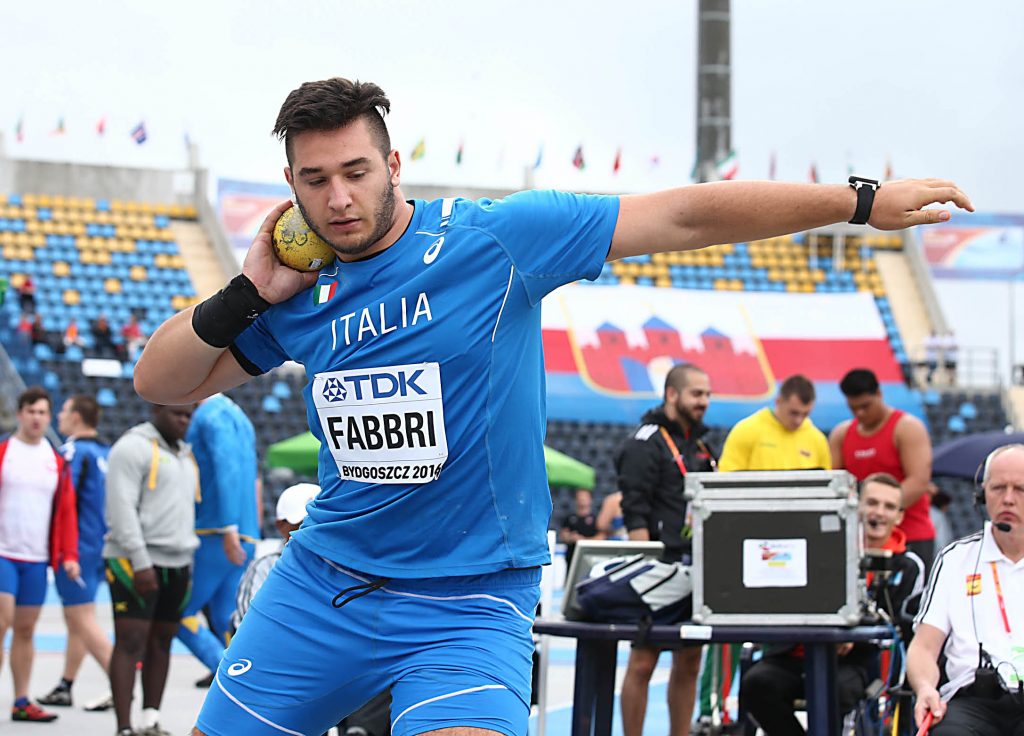 Leonardo Fabbri migliora ancora il record italiano U 23 a Padova, 19,95 al quinto lancio