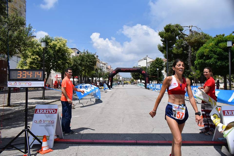 Caputo Libera Francesca, vincitrice della maratona del Gargano