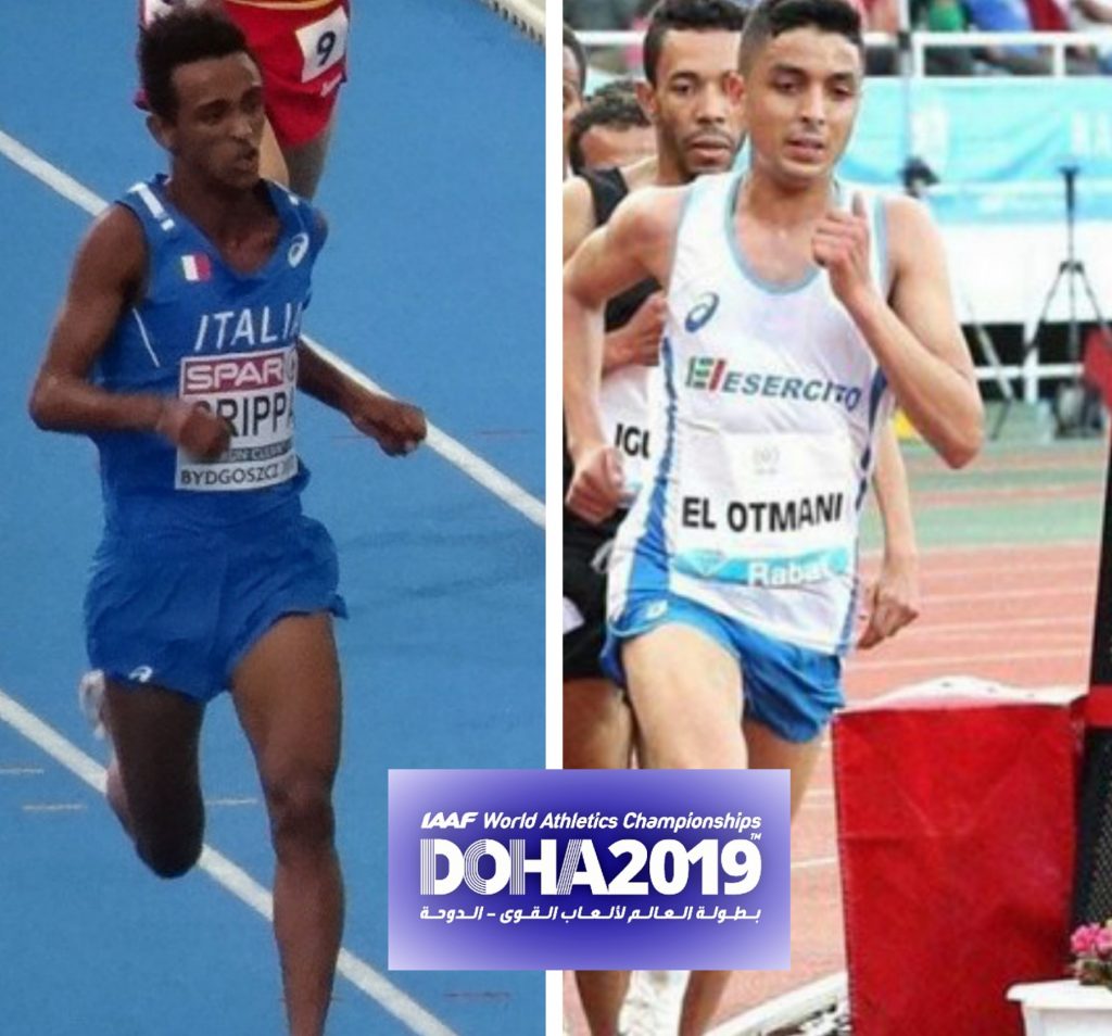 Mondiali Doha: Yeman Crippa e Said El Otmani domani cercano la finale nei 5000 metri