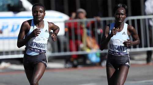 Joyciline Jepkosgei wins new york city marathon