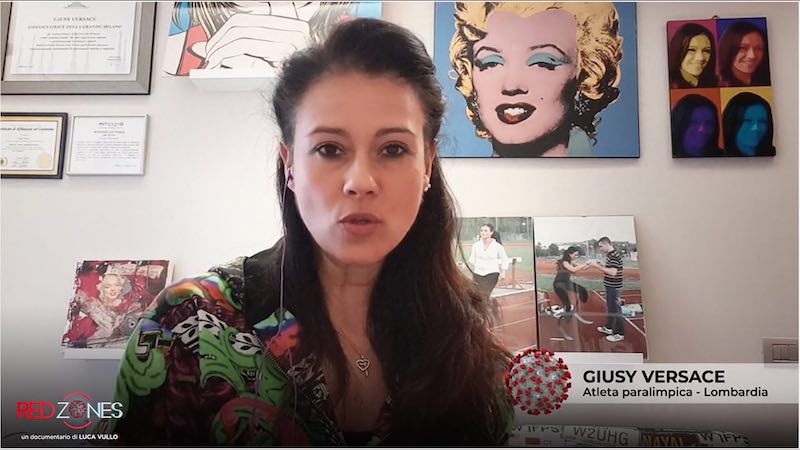 Giusy Versace racconta il suo lockdown a Red Zones domenica skytg24