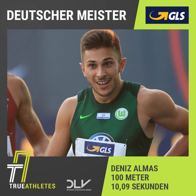 Gran 10'09 nei 100 metri per Deniz Almas nei campionati nazionali tedeschi