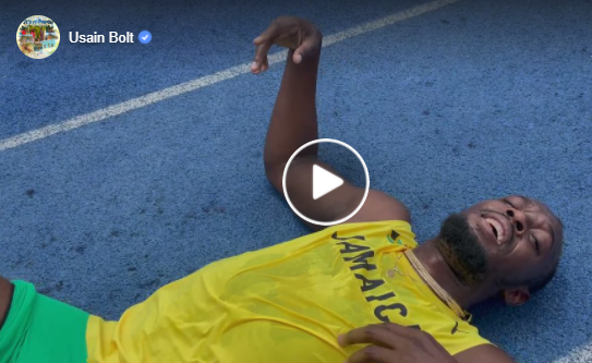 Il video di Usain Bolt che corre la "gara" degli 800 metri in 2:40, un minuto in più del record mondiale