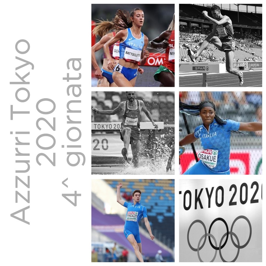 Olimpiadi Tokyo Atletica 4^ giornata: ecco gli azzurri in gara