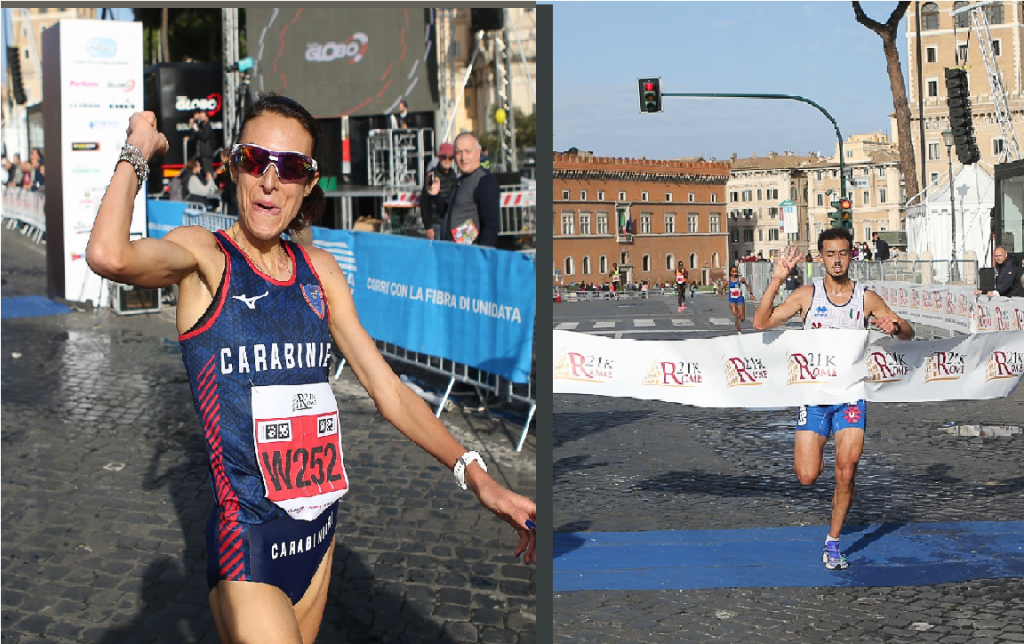 Iliass Aouani e Giovanna Epis i nuovi campioni italiani di Mezza Maratona a Roma