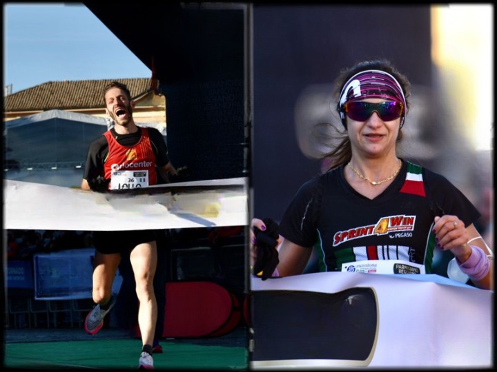 Antonino Lollo  e Arianna Lutteri sono i nuovi campioni italiani di Maratona- I campioni Master