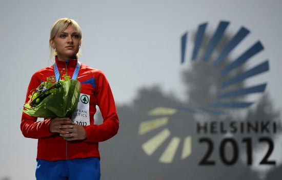 Irina+Davydova+Helsinki+400m+hurdles+gold+medal