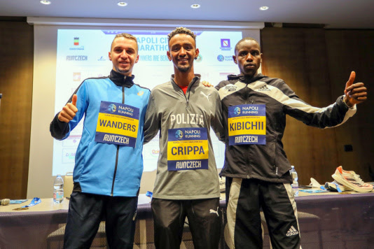 Napoli City Half Marathon, presentati tre protagonisti Crippa, Wanders e Kibichii