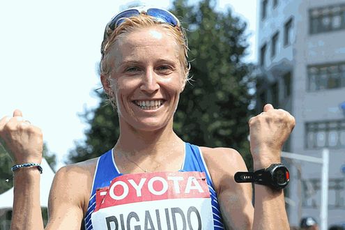 Marcia: Elisa Rigaudo conquista il bronzo dei mondiali del 2013 dopo la squalifica per doping della  russa Lashmanova