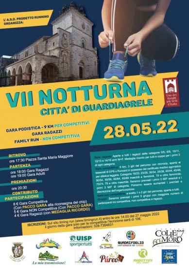 Notturna Città di Guardiagrele 28052022 locandina