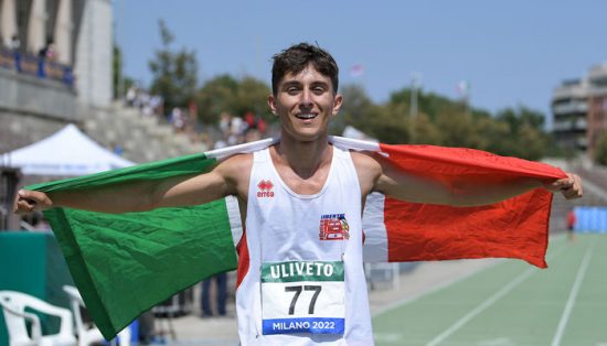 LUCA MARSICOVETERE CAMPIONE ITALIANO 400 ALLIEVI