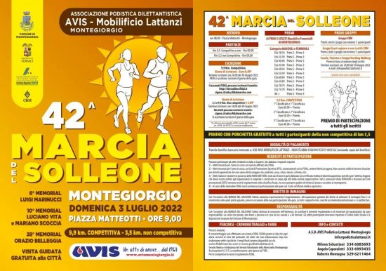 Marcia del Solleone 03072022 locandina