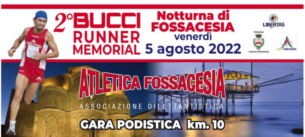 Bucci Runner Memorial-Notturna di Fossacesia, preparativi ben avviati per la seconda edizione