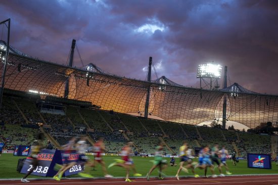 Athletes in action during the ATHLETICS at Olympiastadion during the European Championships 2022 on August 15, 2022, in Munich, Germany. Photo: Thomas Niedermueller / Munich2022