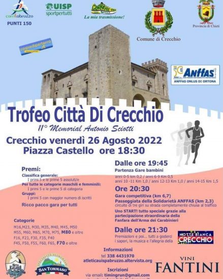 Trofeo Città di Crecchio-Memorial Antonio Sciotti 26082022 locandina.v3