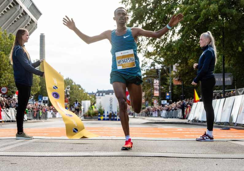 Gli etiopi Mengesha e Teshome vincono la Mezza Maratona di Copenaghen- A 40 anni, Tadesse Abraham corre in 59:53