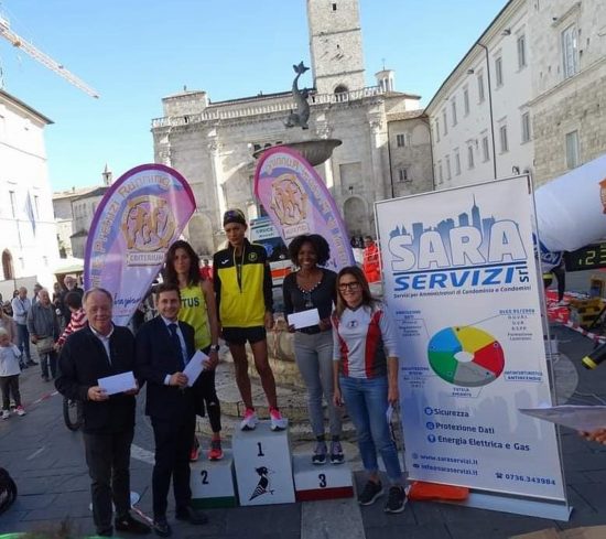 Mezza Maratona di Ascoli 30102022 podio femminile