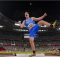 Zane Weir, of Italy, competes in qualifications for the men's shot put at the 2020 Summer Olympics, Tuesday, Aug. 3, 2021, in Tokyo. (AP Photo/David J. Phillip)
